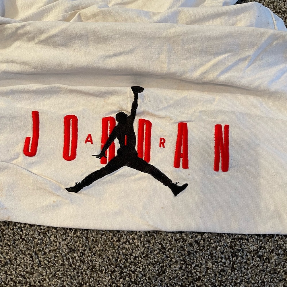🏀🔥🌟VINTAGE NIKE AIR JORDAN VII COTTON SWEAT SHORTS. RARE - Picture 2 of 12